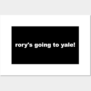 rory's going to yale! Posters and Art